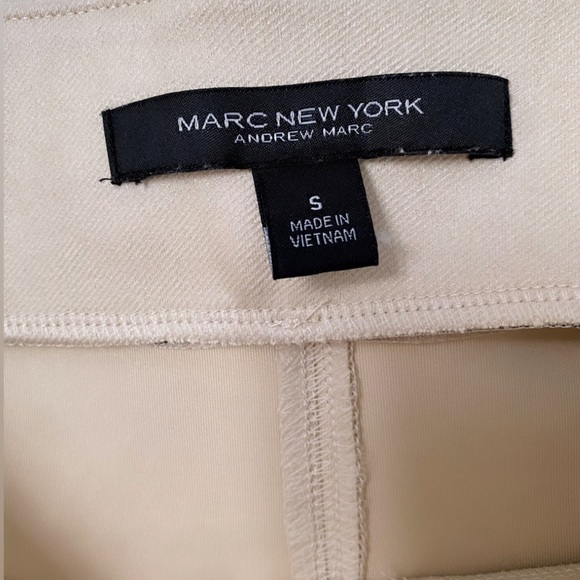 Marc New York Faux Suede Button Down Beige Midi Pencil Skirt - size Small - Picture 7 of 9